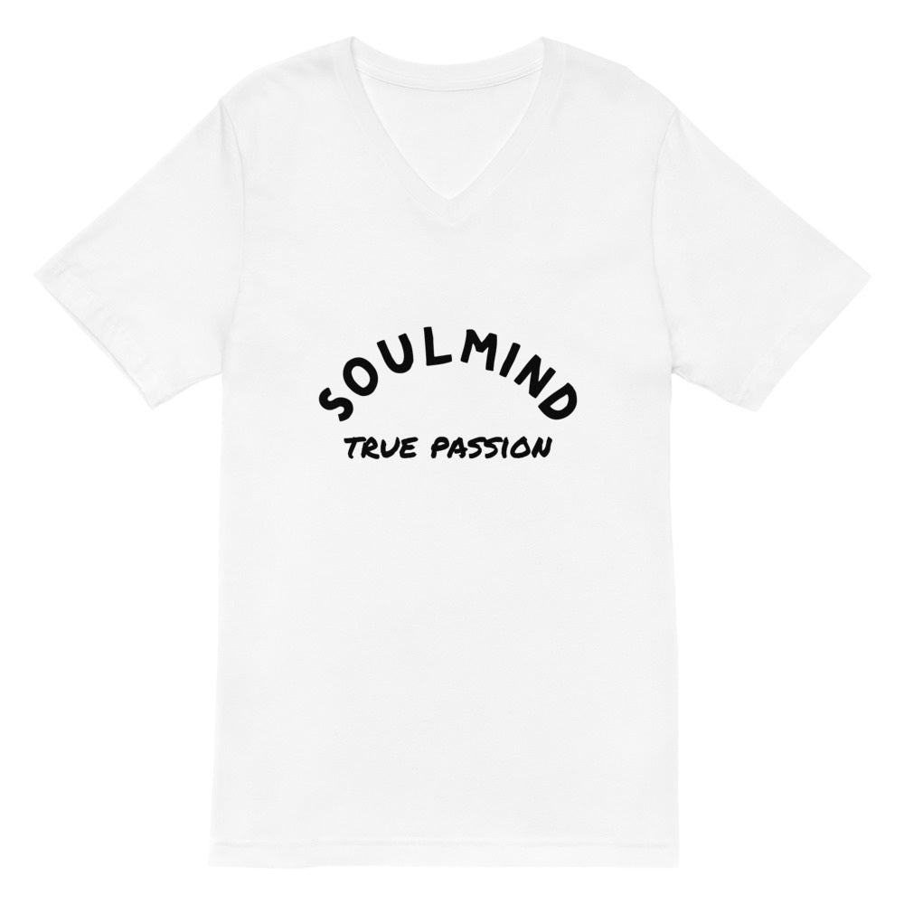 Unisex-T-Shirt mit V-Ausschnitt